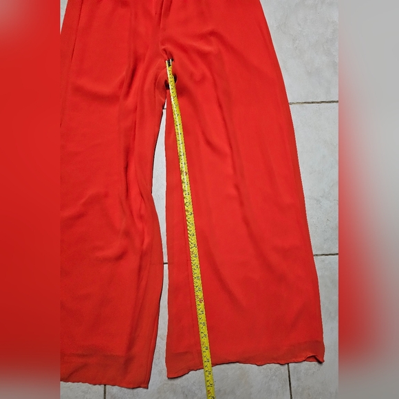 Gianni bini red orange jumpsuit large - Picture 4 of 6